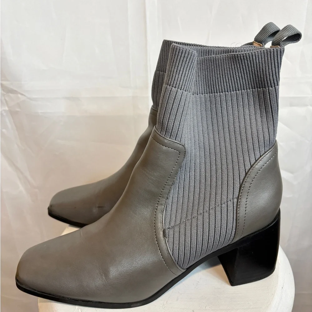 Gray Chelsea Bootie from Journee Collection - Picture 3 of 6